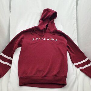 Friends Maroon cozy Sweatshirt/Hoodie 90's Classic - Small